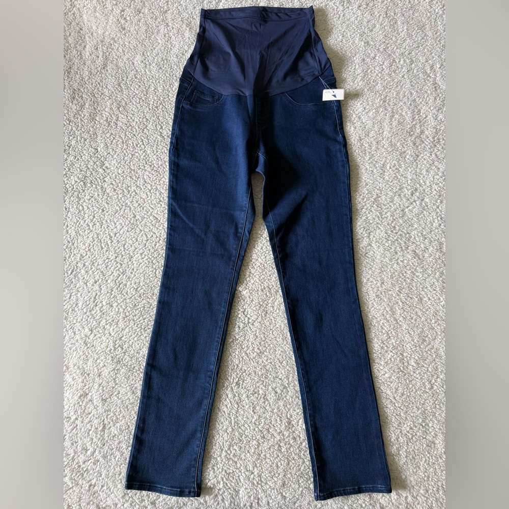 Parasuco Women's Maternity Jeans Dark Blue Size Medium New with Tags